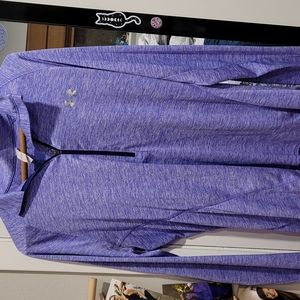 Light purple Under Armour pullover 1/4 zip